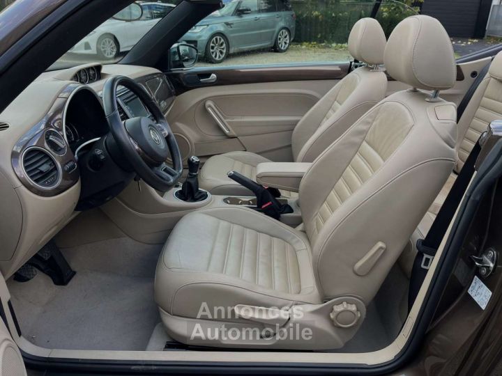 Volkswagen Beetle Cabriolet 2.0 CR TDi 70' LEDER-ZETELVERW.-PDC-18 - 12