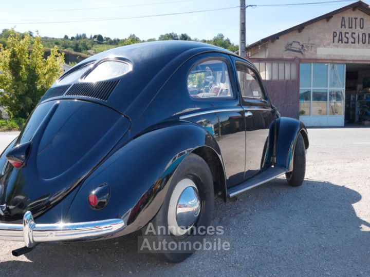 Volkswagen Coccinelle Split de 1950, Finition Export (pare Choc Et Baguette Chromée) - 1