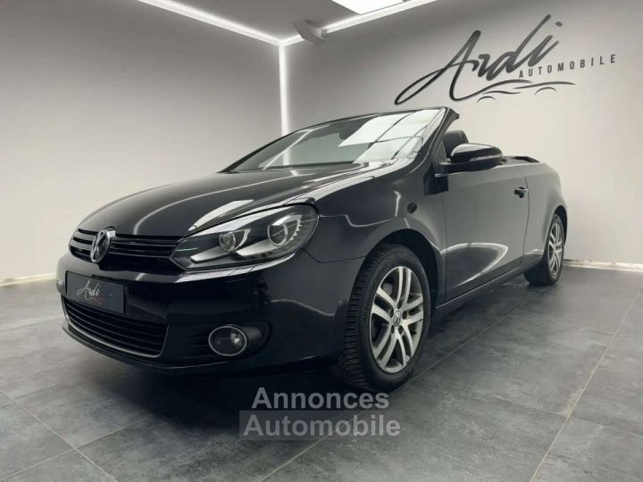 Volkswagen Golf Cabriolet 1.6 TDi SIEGE CHAUFF CUIR 1ER PROPRIO GARANTIE - 1