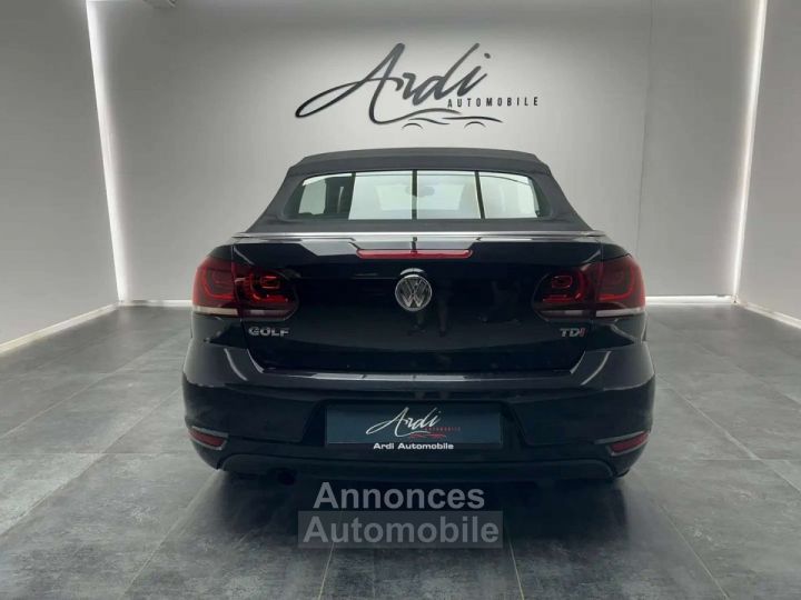 Volkswagen Golf Cabriolet 1.6 TDi SIEGE CHAUFF CUIR 1ER PROPRIO GARANTIE - 11