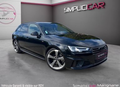 Achat Audi A4 Avant 35 TDI 150 S tronic 7 S line FULL BLACK VIRTUAL COCKPIT CAMERA DE RECUL GARANTIE 12 MOIS Occasion