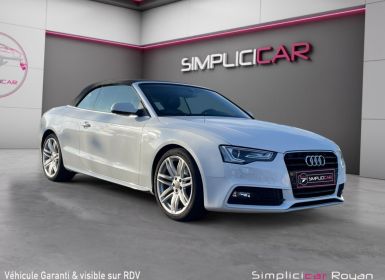 Achat Audi A5 CABRIOLET 2.0 TDI 190CV S LINE GARANTIE 1 AN Occasion