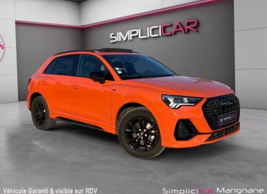 Audi Q3 35 TDI 150 ch S tronic 7 S line ORANGE PULSE PACK BLACK TOIT OUVRANT CAMERA DE RECUL GARANTIE 12 MOIS Occasion