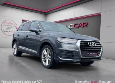 Achat Audi Q7 3.0 V6 TDI Clean Diesel 272 Tiptronic 8 Quattro 7pl S line Garantie 1 AN Occasion