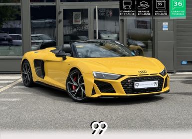 Achat Audi R8 Spyder Quattro 5.2 V10 PACK CUIR SPOILER AR CARBONNE BRILLANT GTIE 02/27 - MALUS INCLUS LIVRAI Occasion