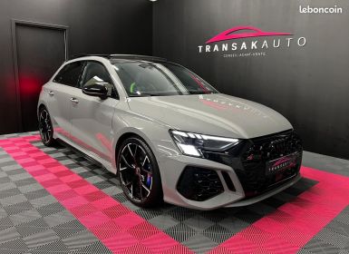 Vente Audi RS3 Sportback 2.5 TFSI 400 S-tronic 7 Quattro Malus payé 8000km Gris Nardo Toit ouvrant Céramiques Occasion