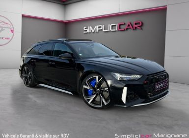 Audi RS6 C8 AVANT 25 RS ANNIVERSAIRE 600 CH 4,0 V8 TFSI * FRANCAISE * CERAMIQUES *SUIVI * TOIT OUVRANT* BO * CAM 360 * VOLANT + SIÈGES CHAUF Occasion