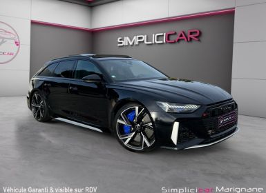 Achat Audi RS6 C8 AVANT 25 RS ANNIVERSAIRE 600 CH 4,0 V8 TFSI * FRANCAISE * CERAMIQUES *SUIVI * TOIT OUVRANT* BO * CAM 360 * VOLANT + SIÈGES CHAUF Occasion