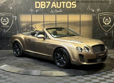 Vente Bentley Continental GTC Supersports 6.0 W12 630 ch Occasion