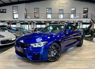 BMW M4 competition coupe 3.0 450 ch dkg7 blue san marino