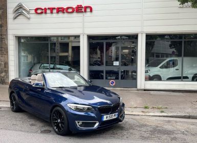 BMW Série 2 cabriolet 218D cuir GPS parfait état