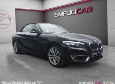 BMW Série 2 SERIE CABRIOLET F23 218 i Essence 136 Ch Luxury , Boite Auto Garantie 12 Mois Occasion