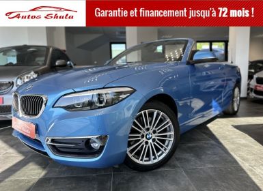 Achat BMW Série 2 SERIE CABRIOLET (F23) 220DA 190CH LUXURY Occasion