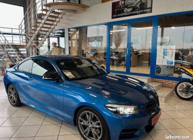 BMW Série 2 SERIE M240I XDRIVE 340CH F22 Coupé GPS-LED-VIRTUAL-ALCANTARA-BLACK SHADOW-BLEU ESTORIL