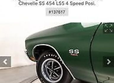 Vente Chevrolet Chevelle Occasion