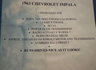 Achat Chevrolet Impala Occasion