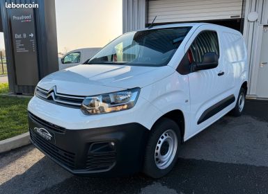 Citroen Berlingo Citroën M 650kg BlueHDi 100ch S&S Driver BVM5 TVA RECUP 1ère main 3 places Entretien complet  GPS Caméra AR + latérale Habillage bois Casier CarPlay &