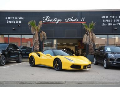 Vente Ferrari 488 GTB 3.9 V8 670 CV FULL CARBON Giallo Modena LIFT JBL LOA : 1 730 Euros Par Mois Occasion