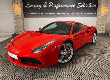 Ferrari 488 GTB 670ch - 29000km - Origine France Pozzi - Rosso corsa - Voland led carbone - Surpiqures