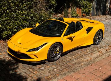 Ferrari F8 Tributo Spider Giallo Triplo Strato-Full Carbon-Belgian car Occasion