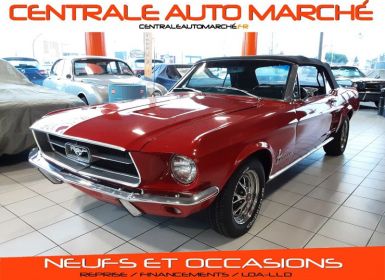 Vente Ford Mustang CABRIOLET 289 ci V8 RED 67 INT NOIR Occasion