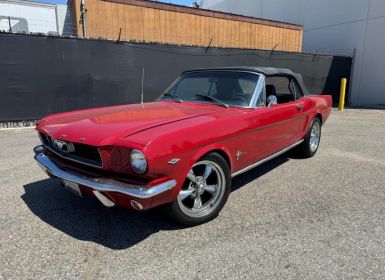 Ford Mustang CABRIOLET CODE C 289CI V8 ROUGE 1966 Occasion