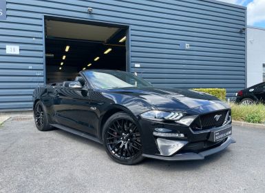 Ford Mustang convertible gt 450ch bva10 cabriolet full black 1e main malus inclus en stock