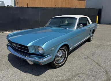 Vente Ford Mustang COUPE BLEUE TOIT VINYLE BLANC 1965 Occasion