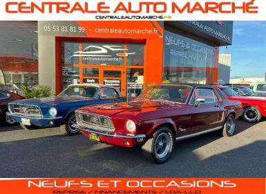 Achat Ford Mustang COUPE TOIT VINYLE NOIR ROUGE 1968 CODE C Occasion