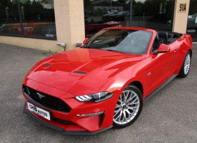 Vente Ford Mustang v8 5.0 gt cabriolet phase 2 rouge 11600kms pack premium *dispo sur notre parc* 51900€ Occasion