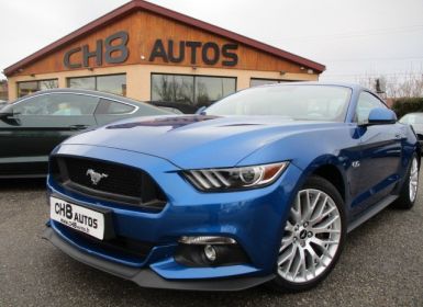 Vente Ford Mustang V8 5.0 GT Fastback *dispo et visible sur notre parc* boite auto pack premium bleu cuir beige magnifique 45900 € Occasion