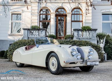 Achat Jaguar XK120 XK 120 Open Top Speedster (OTS) LHD 1951 - OLDTIMER - GERESTAUREERD - MATCHING NUMBERS - SOFTTOP - CREAM WHITE Occasion