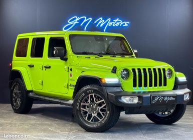 Achat Jeep Wrangler iv (2) unlimited 4xe 2.0 l t 380 phev 4x4 bva8 sahara suivi garantie 12 mois Occasion