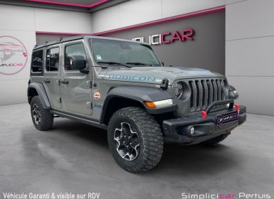 Vente Jeep Wrangler UNLIMITED 2.0 T 380 CV 4*e RUBICON ROCK-TRAC EQUIPE BIVOUAC Occasion