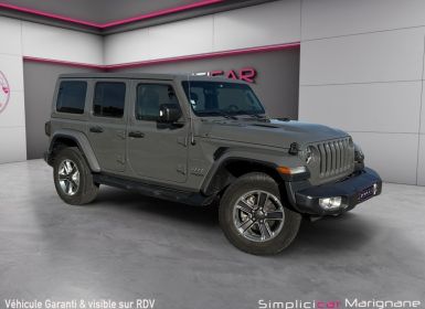 Achat Jeep Wrangler Unlimited 2.2 l MultiJet AdBlue 200 ch 4x4 BVA8 Sahara / SUIVI / ATTELAGE / CARPLAY / GARANTIE 12 MOIS Occasion