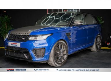 Achat Land Rover Range Rover SPORT SVR PACK CARBONE BLEU ESTORIL 550CH Occasion