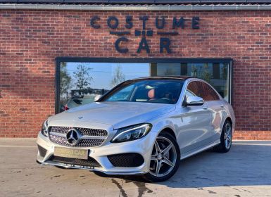 Vente Mercedes Classe C 180 5700 km Pack AMG TO Caméra Cuir rouge Occasion