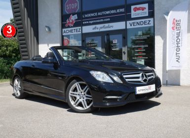 Achat Mercedes Classe E Cabriolet 220 CDI 170 PACK SPORT AMG Caméra BV6 Occasion