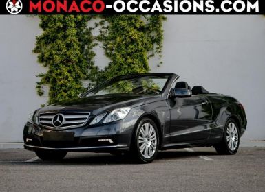 Mercedes Classe E Cabriolet 250 CGI Executive BE BA Occasion