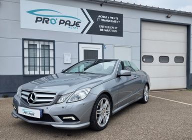 Achat Mercedes Classe E Cabriolet 350 CDI 230 CV DCT7 AVANTGARDE EXECUTIVE / 2E MAIN / SUIVI COMPLET Occasion