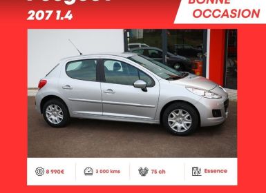 Peugeot 207 1.4e 75ch 1ère main boîte manuelle 5 vitesses