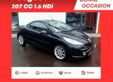 Peugeot 207 CC 1.6 HDi 110ch boîte manuelle