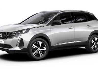 Peugeot 3008 1.2 PURETECH 130CV EAT8 GT + SIEGES CHAUFFANTS + HAYON MAINS LIBRES BLANC NACRE / TOIT NOIR