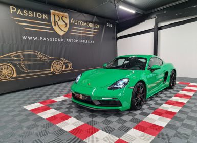 Porsche 718 Cayman GTS 4.0L 400 CV – Manuelle Vert Python / Intérieur