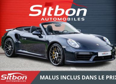 Vente Porsche 911 991 Phase 2 Turbo S Cabriolet 3.8 580 PDK Bleu Nuit + 15kE doptions + ACC | 991.2 Occasion