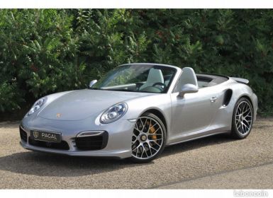 Vente Porsche 911 (991) TURBO S CABRIOLET | LLD 990e-Mois GT SILBER PDLS+ CARBON PCCB BURMEISTER Occasion