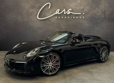 Porsche 911 991.2 Carrera 4S Cabriolet 3.0 420cv – FRANÇAISE ROUES AR DIRECTRICE ECHAPPEMENT SPORT JANTES 20’ TURBO BOSE CHRONO CAMERA -