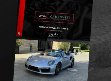 Vente Porsche 911 type 991 turbo s 4.0 l cab pdk origine france revision concessionnaire Occasion