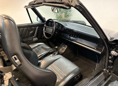 Porsche 964 CARRERA 3,6 250 CV BVM5 CABRIOLET Noir  - 22