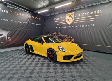 Porsche 992 PORSCHE 992 CARRERA 4S CABRIOLET JAUNE RACING – ÉCHAPPEMENT SPORT / SPORT DESIGN Occasion